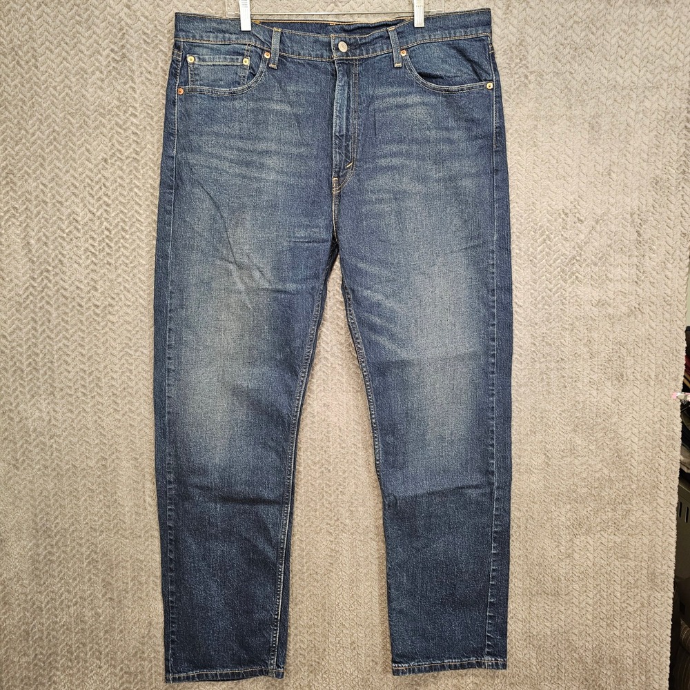 Levis 505 Regular Fit Straight Leg Mens Jeans 40x32 Medium Wash‎ Blue 00505-2668